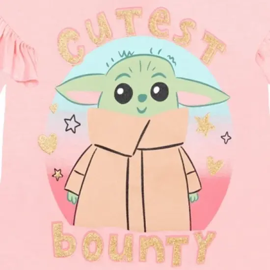 Star Wars The Child Baby Girls T-Shirt and Leggings Outfit Set Infant  image {4}