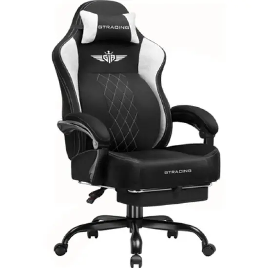 GTPLAYER Big and Tall Gaming Chair, Breathable Fabric, Strong Lumbar Support, Comfortable Office Chairs image {8}
