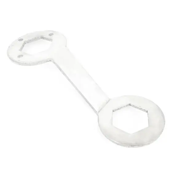 Unique Bargains Hexagon Spanner Repair Tool Metal 36mm 38mm Silver Tone image {2}