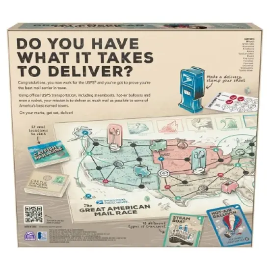 Big Potato USPS The Great American Mail Race Board Game image {5}