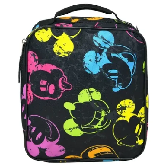 Mickey Mouse Neon Print all over Lunch Bag ages 3+ image {5}