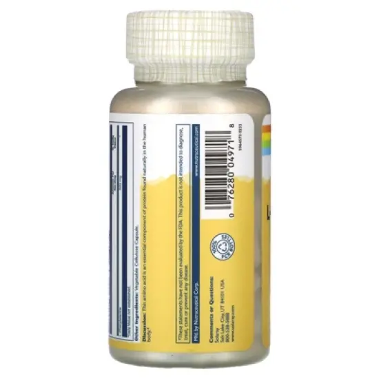 Solaray L-Phenylalanine, 500 mg, 60 VegCaps image {2}