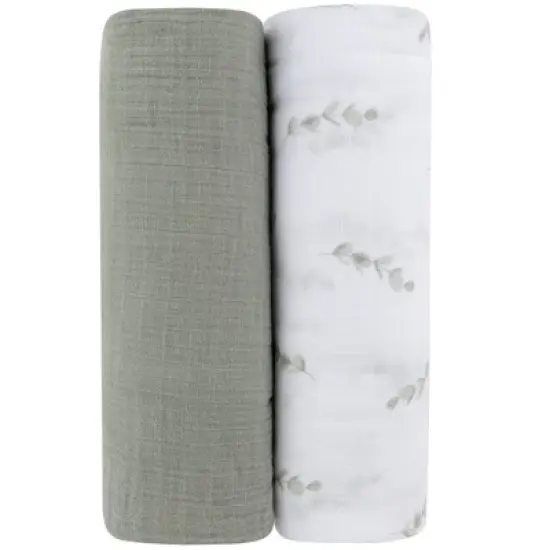 Ely's & Co. Cotton Muslin Swaddle Blanket  2 Pack image {10}