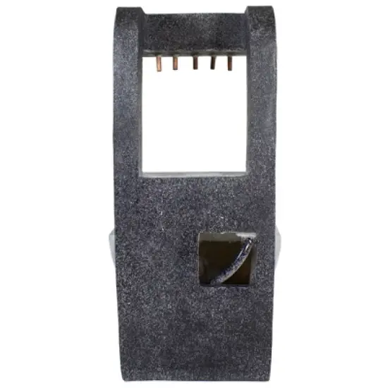 Northlight 26" LED Lighted Rainfall Outdoor Water Fountain with Planter image {5}