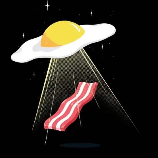 Men's Design By Humans Take Me to Your Breakfast By TenkenNoKaiten T-Shirt image {1}