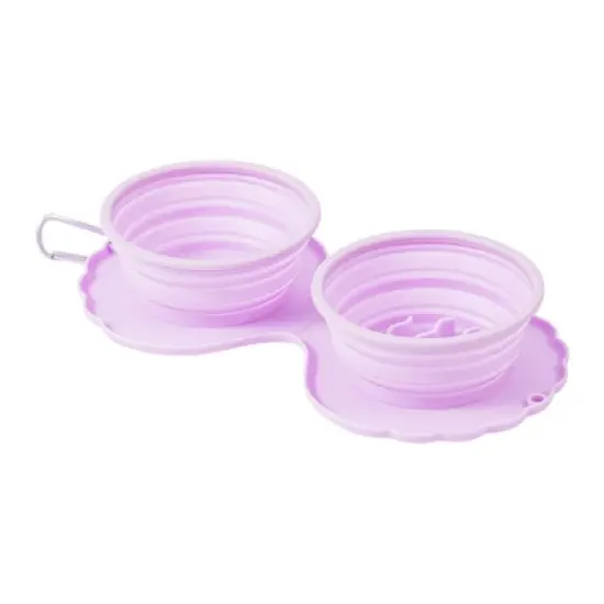 ZEZE Collapsible Silicone Dog Bowl image {1}