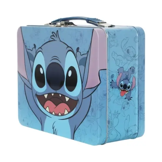Lilo & Stitch Best Friends Blue Tin Tote image {1}