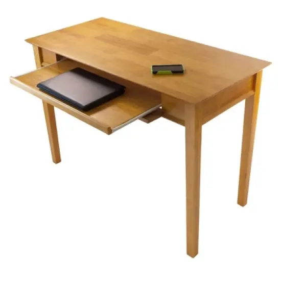 Studio Computer Desk Honey Brown - Winsome image {7}