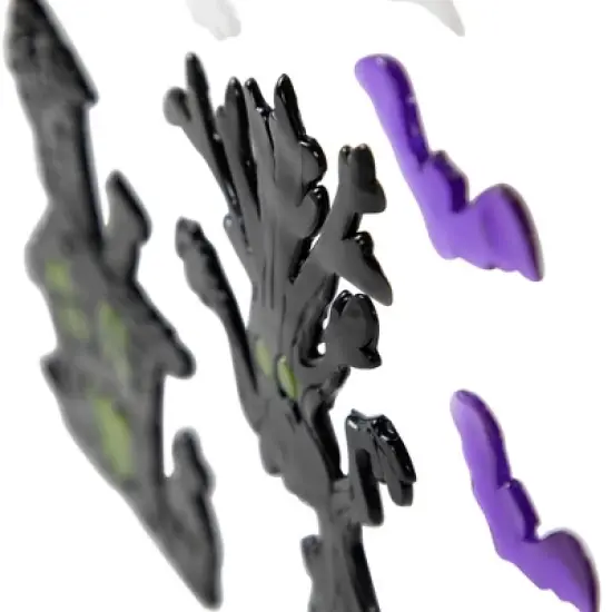 Northlight Set of 4 Double Sided Halloween Gel Window Clings image {5}