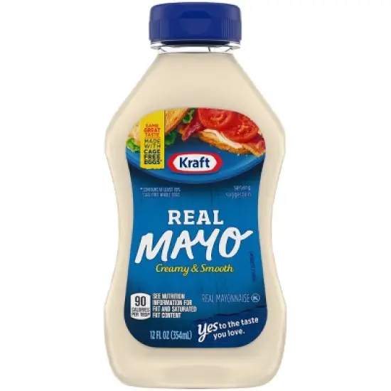 Kraft Real Mayonnaise Squeeze Bottle 12oz image {4}