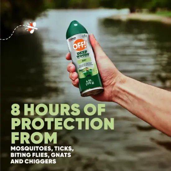 OFF! Deep Woods Mosquito Repellent Bug Spray Aerosol - 6oz image {1}