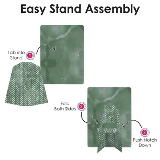 Big Dot of Happiness Boho Botanical - Greenery Party 4x6 Picture Display - Paper Photo Frames - Set of 12 image {4}