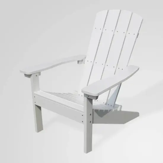 Lakeside Faux Wood Adirondack Outdoor Portable Chair - Merry Products: image {10}