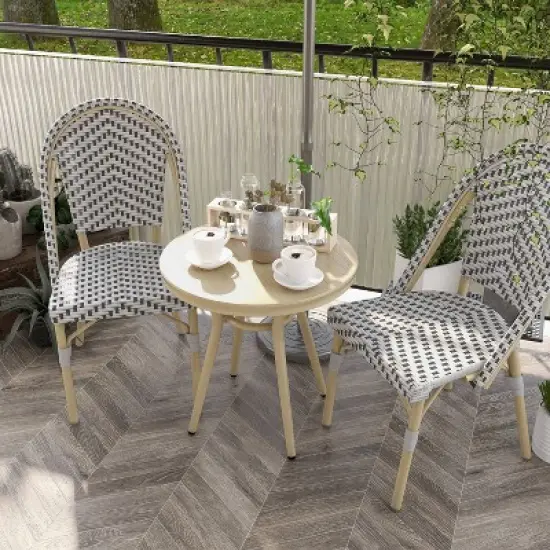 3pc Arna Patio Chair Set With Side Table - miBasics image {7}