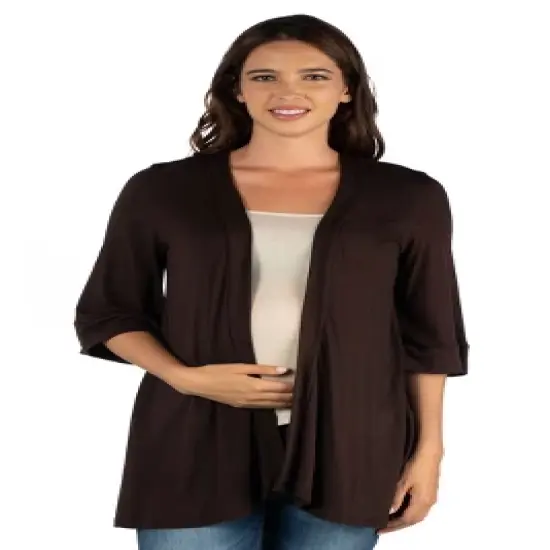 Elbow Length Maternity Cardigan image {5}