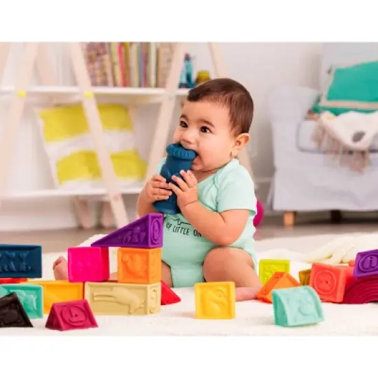 B. toys Educational Baby Blocks - Elemenosqueeze image {2}