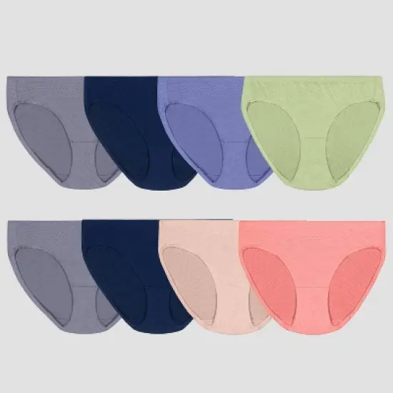 Fruit of the Loom Women's 6+2 Bonus Pack Breathable Micro-Mesh Bikini Underwear - Colors May Vary image {5}