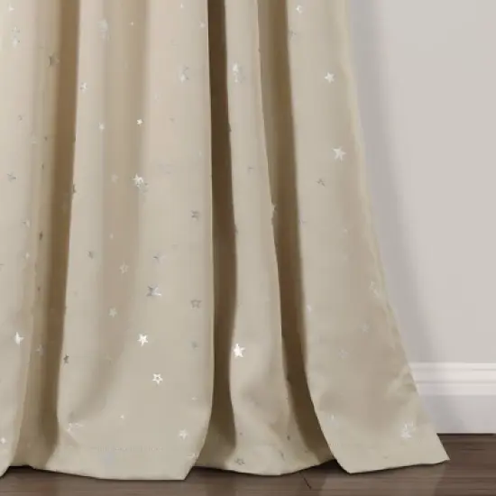 Set of 2 Star Blackout Window Curtain Panels - Lush D&eacute;cor image {3}