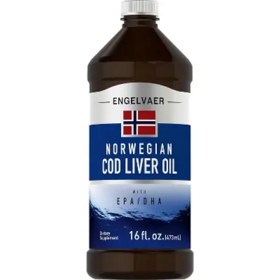 Piping Rock Cod Liver Oil Liquid | 16 fl oz image {7}