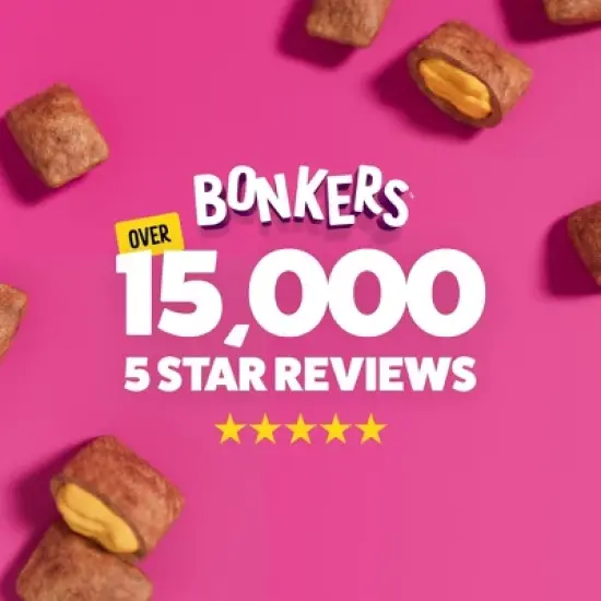 Bonkers Adult Crunchy and Soft Cat Treats Paw Lickin Chicken Flavor - 3oz image {5}