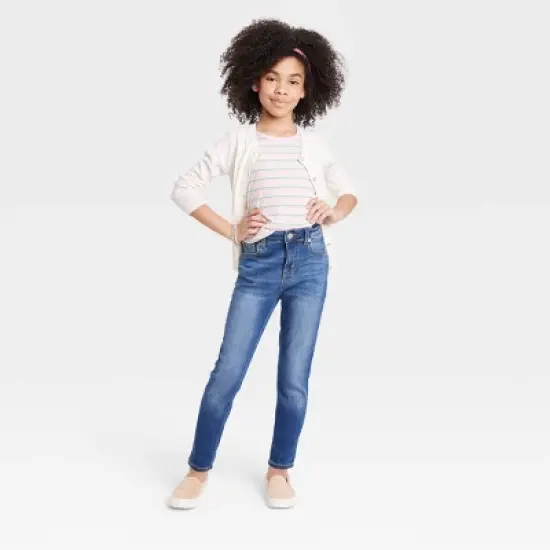 Girls' High-Rise Ultimate Stretch Skinny Jeans - Cat & Jack&trade; image {2}