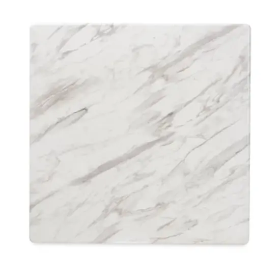 Kaylee Wood Dining Table White/Brown - Baxton Studio image {2}