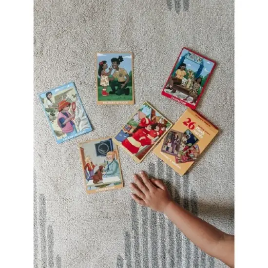 Upbounders by Little Likes Kids Mommy's Shadow Inspiring Careers Flash Cards Game image {3}