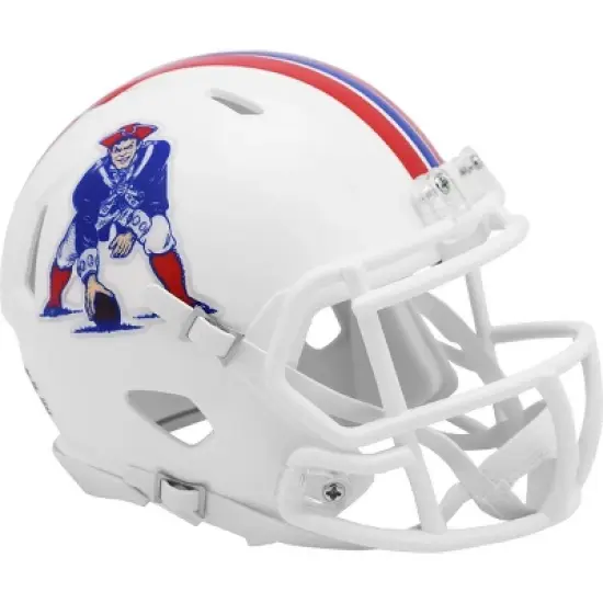 NFL New England Patriots Speed Mini Helmet: Sports Memorabilia Souvenir image {3}