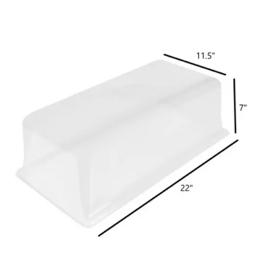 SUNPACK Sundome Plastic Humidity Dome, Clear, 7in image {2}