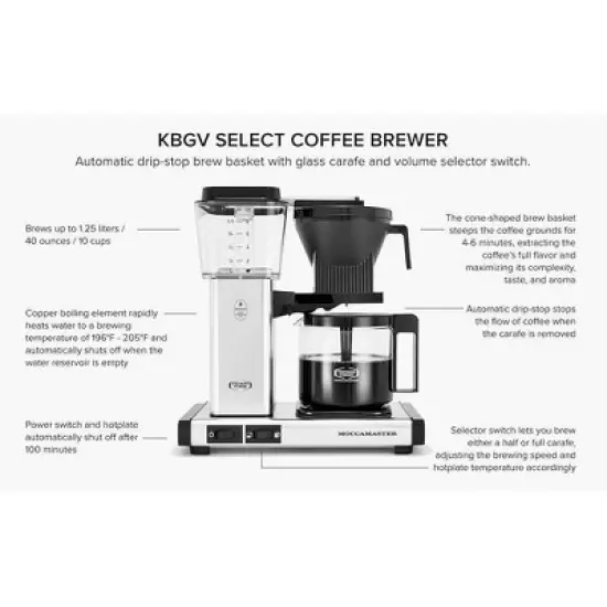 Technivorm Moccamaster KBGV Coffee Maker image {4}