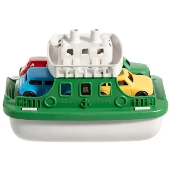 Boat Bath Toy Set for Toddlers, Carry Ship & 4 Mini Cars &ndash; Fun Water Toys for Bath, Pool, Beach Play, Safe & Non-Toxic Ferry Boat Toy image {5}