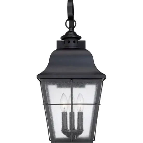Quoizel Lighting Millhouse 3 - Light Sconce in  Mystic Black image {4}
