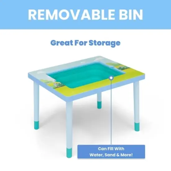 Delta Children Bluey Compact Play and Learn Sensory Table for Kids' Includes Musical Instruments - 8pc image {5}