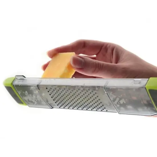 Norpro Dual Grater Zester with Storage Cover, Green image {4}