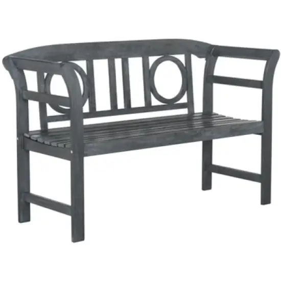Moorpark 2 Seat Bench - Outdoor - Safavieh image {2}