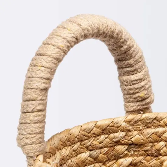 Small Hanging Woven Basket with One Handle - Cloud Island&trade; image {2}