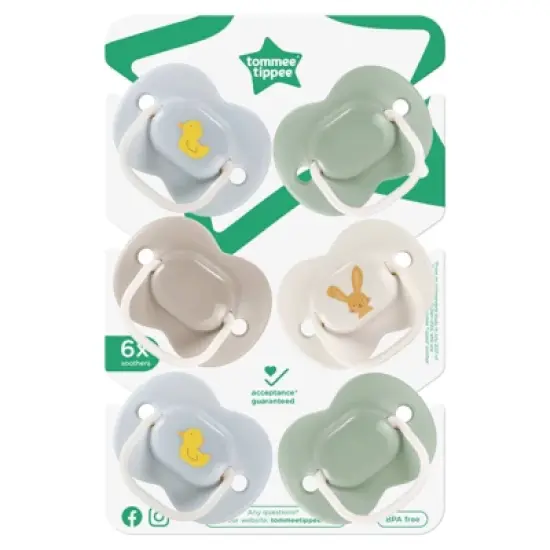 Tommee Tippee Anytime Pacifier 6-18 Months - 6pk image {6}