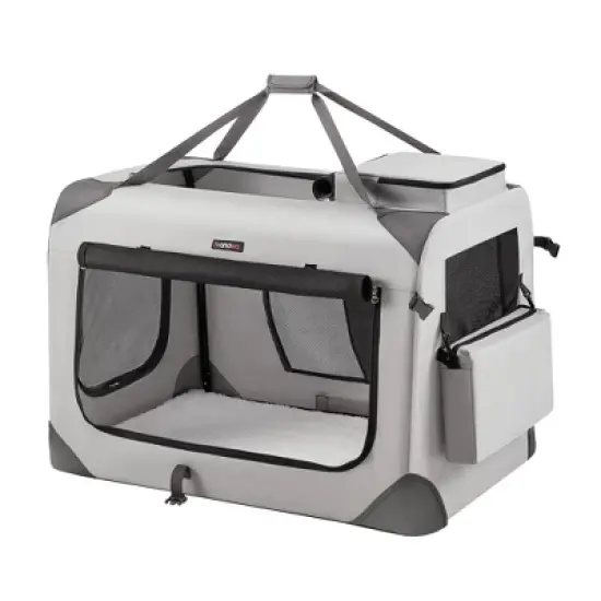 Feandrea 36 Inches Collapsible Soft Dog Crate | Portable Travel Crate for Dogs 50-70 lb | Indoor/Outdoor Use image {13}