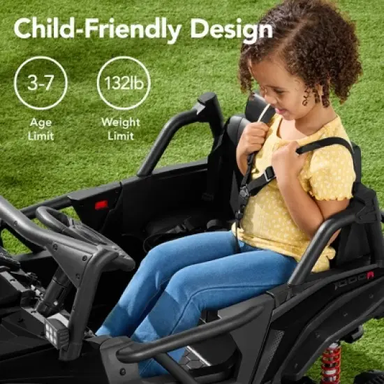 Best Choice Products Kids 24V Electric Ride-On UTV, Officially Licensed Honda Talon w/ Remote, LED Lights image {6}