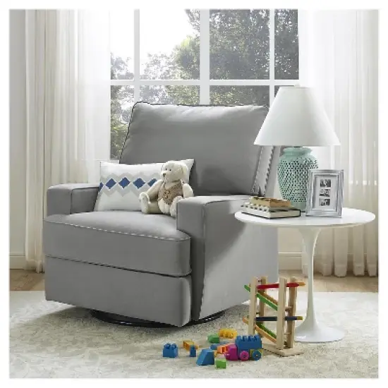 Luann Swivel Gliding Recliner - Baby Relax image {6}