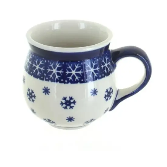 Blue Rose Polish Pottery K090  Manufaktura Bubble Mug image {21}