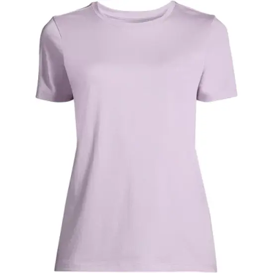 Lands' End Women's Tall Relaxed Supima Cotton Short Sleeve Crewneck T-Shirt image {14}