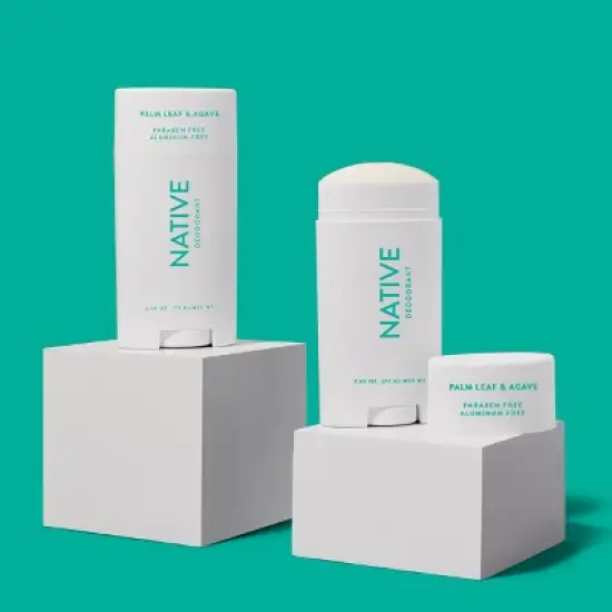 Native Palm Leaf and Agave Deodorant - 2.65oz image {5}
