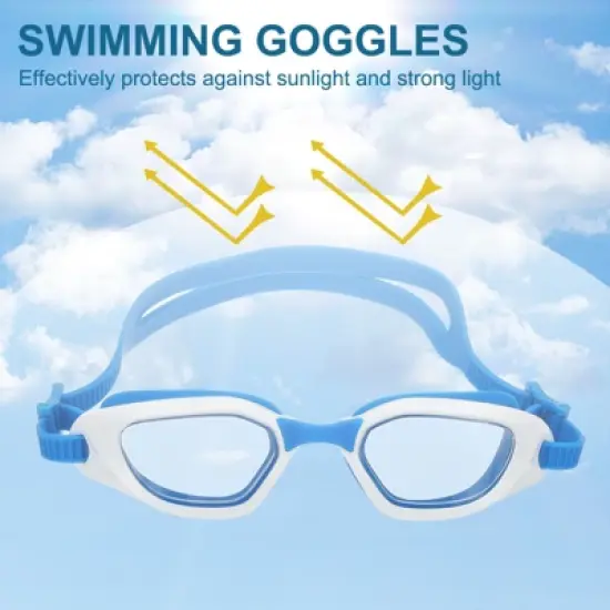 Unique Bargains Pool Sun Ray Resistance Surfing Swim Goggle image {3}