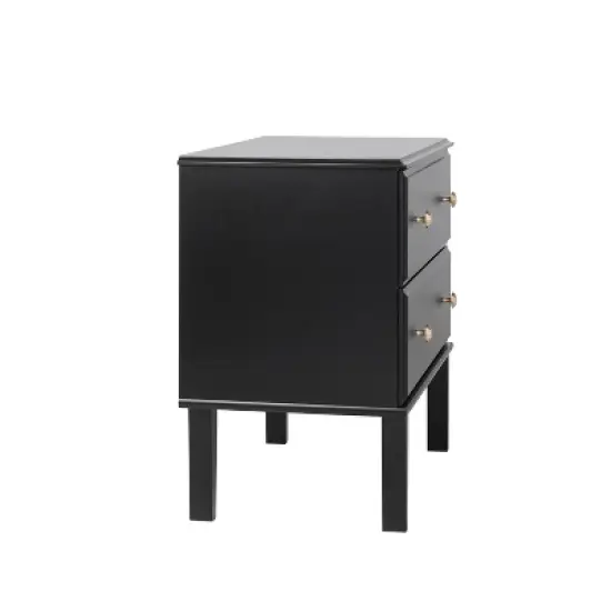 Prepac Lux 2 Drawer Bedside Nightstand image {5}