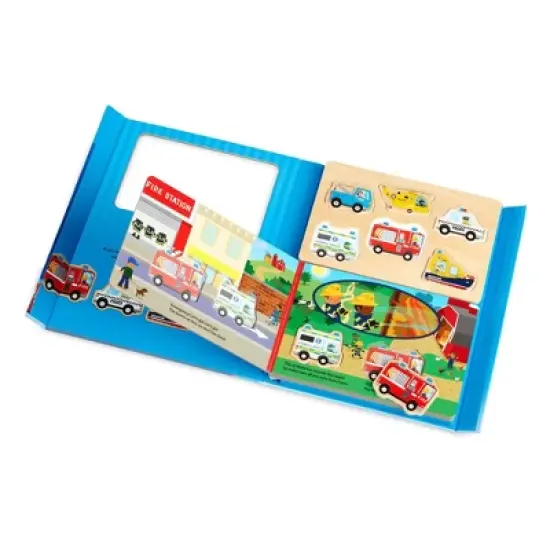 Melissa & Doug Book & Puzzle Play Set: To the Rescue image {2}