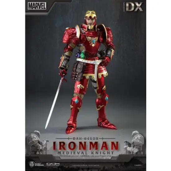DAH-046DX Medieval Knight Iron Man Deluxe Version Dynamic 8ction Heroes | Marvel | Beast Kingdom Action figures image {4}