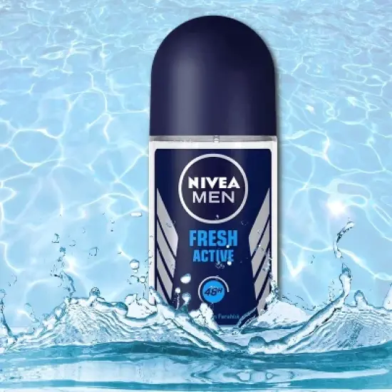 Nivea Men Anti Perspirant Roll On, Fresh Active 1.7oz (3 Pack) image {6}