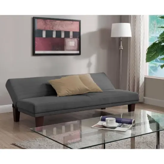 Delia Convertible Futon Sofa Microfiber - Room & Joy image {2}