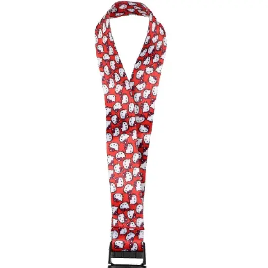 Hello Kitty All-Over Print Wrist Strap Lanyard For Keys image {2}